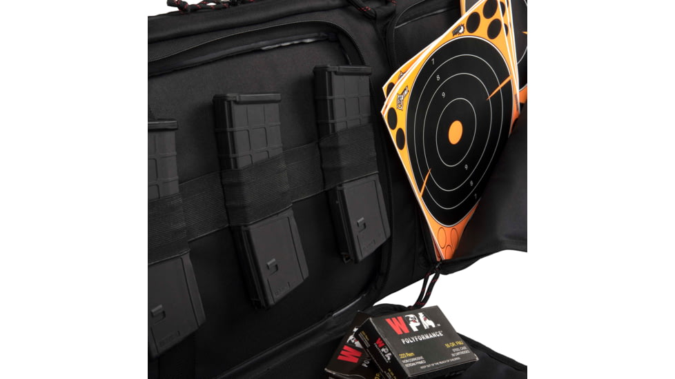 Allen Tac Six Squad 38 in Tactical Gun Case, Black, 10827