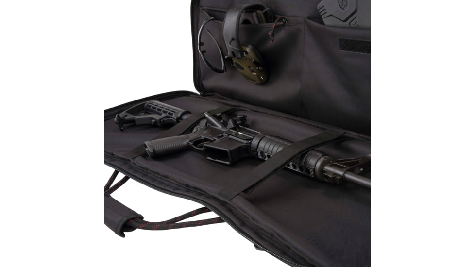 Allen Tac Six Squad 38 in Tactical Gun Case, Black, 10827