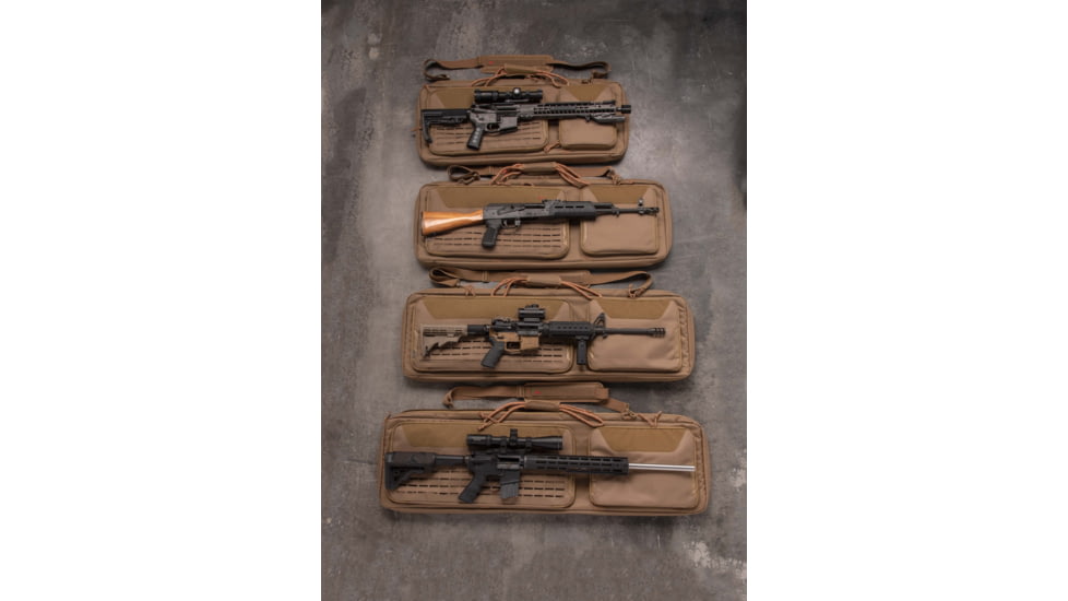 Allen Tac Six Squad 38 in Tactical Gun Case, Coyote, 10828