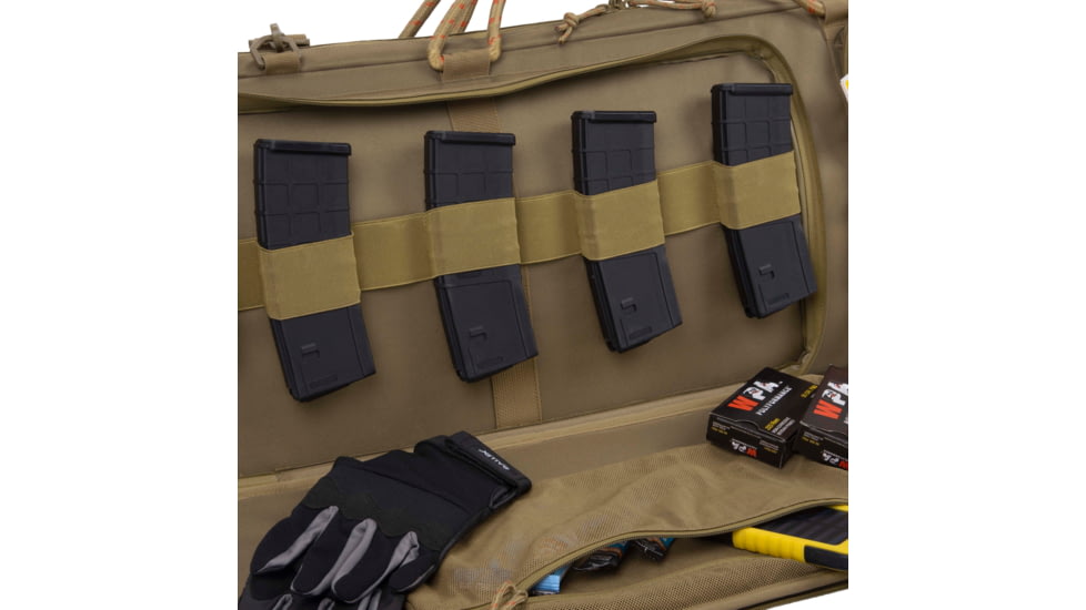 Allen Tac Six Squad 38 in Tactical Gun Case, Coyote, 10828