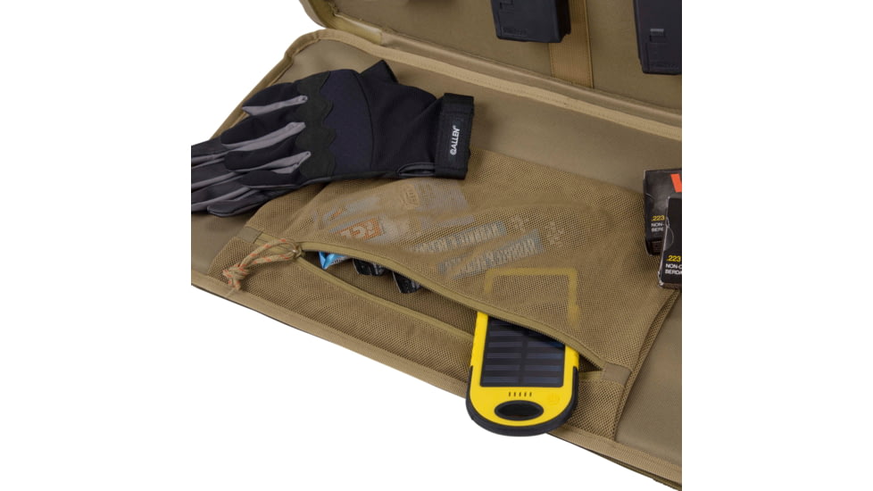 Allen Tac Six Squad 38 in Tactical Gun Case, Coyote, 10828