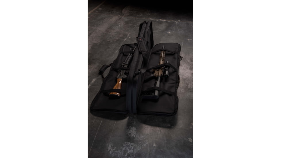 Allen Tac Six Unit 38 in Tactical Gun Case, Black, 10838
