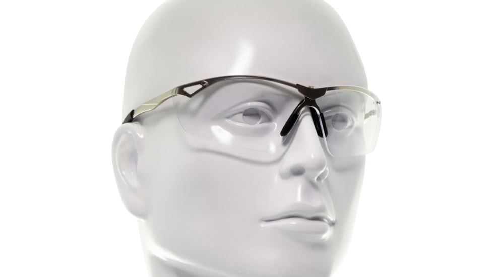 Allen Trigger Shooting Safety Glasses, Metal Frame, Clear Lenses, One Size, 2368