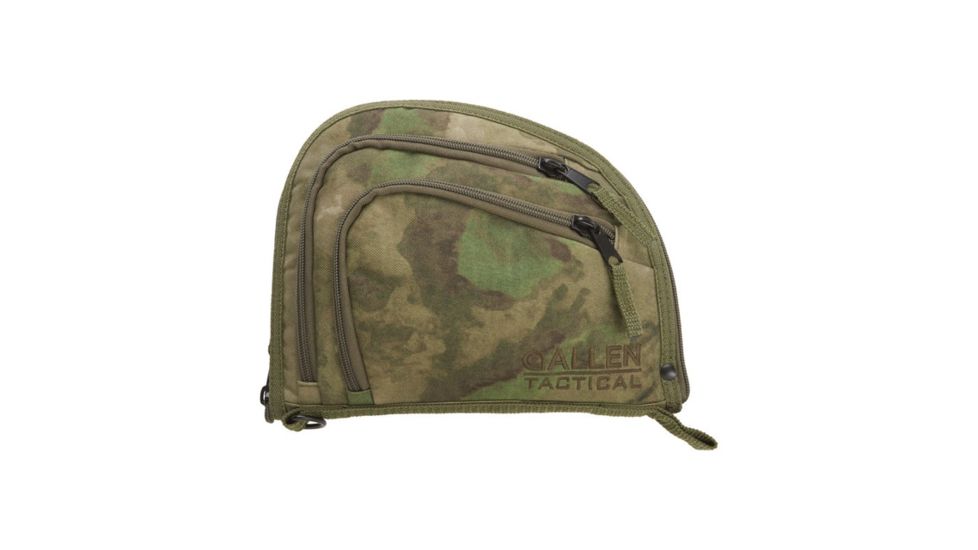 Allen Two Pocket Auto-Fit Handgun Case, Forest Green, 9in, 7613