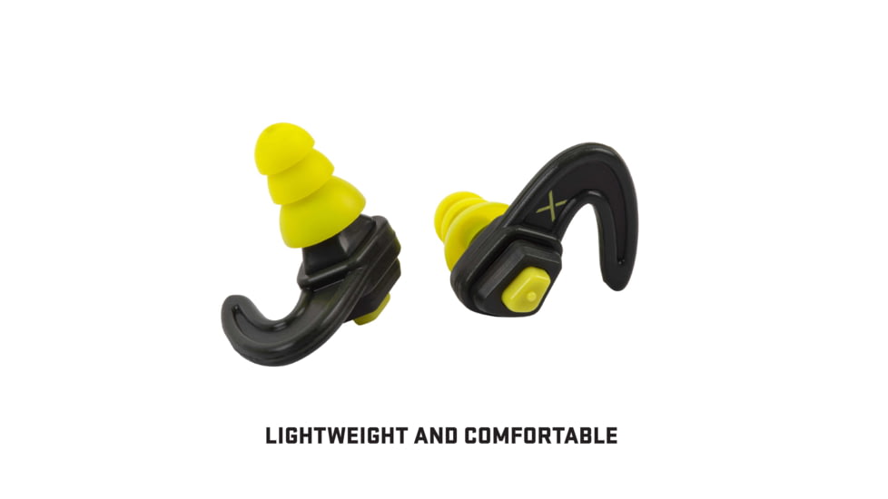Allen ULTRX Shift Adjustable Protection Ear Plugs, Gray/Yellow, 4103