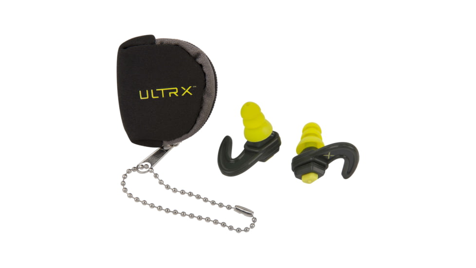 Allen ULTRX Shift Adjustable Protection Ear Plugs, Gray/Yellow, 4103