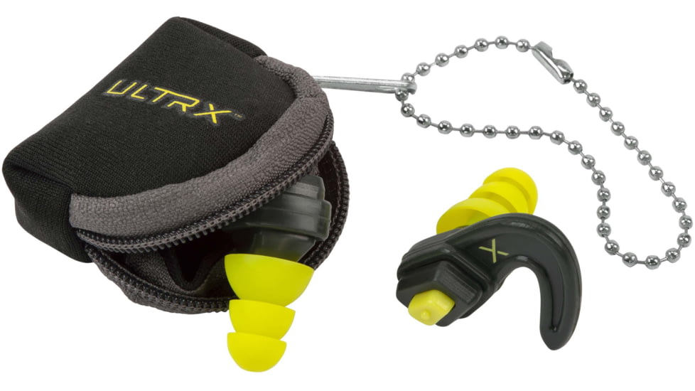 Allen ULTRX Shift Adjustable Protection Ear Plugs, Gray/Yellow, 4103