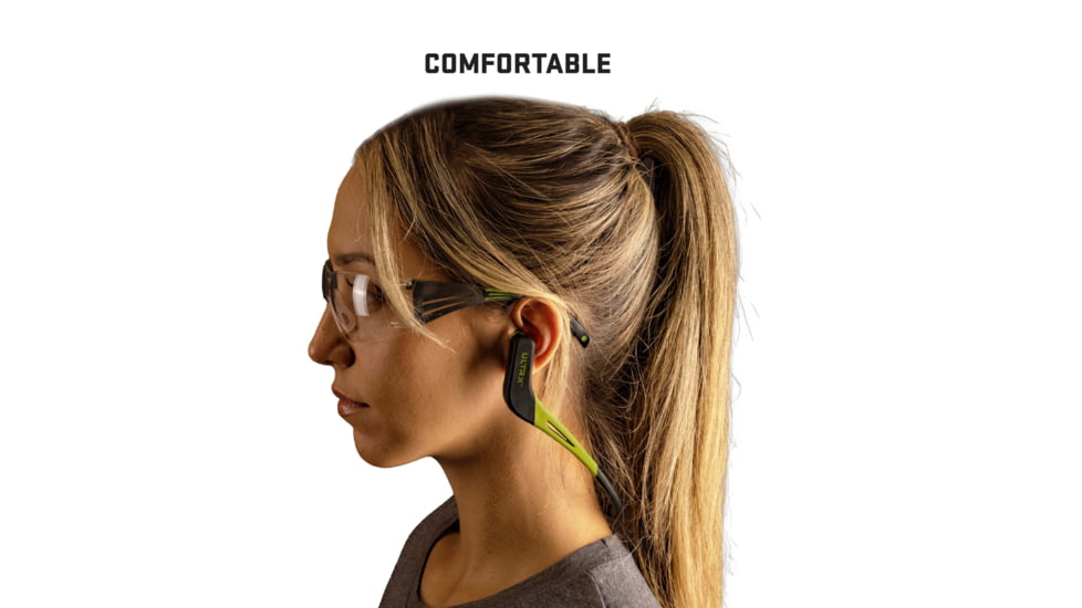 Allen ULTRX Wave Banded Ear Plugs, Gray/Yellow, 4102