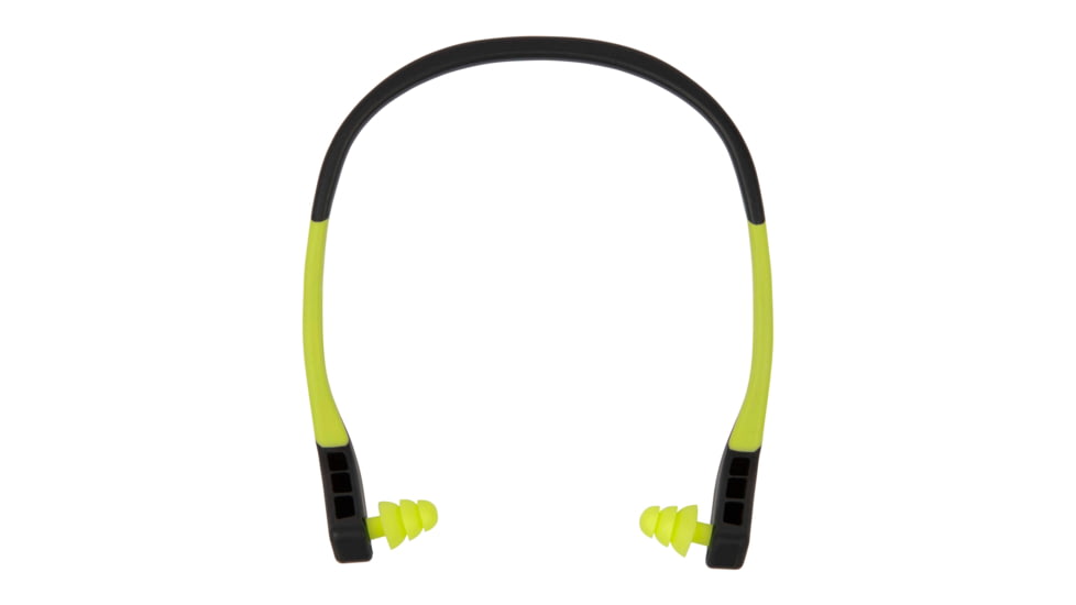 Allen ULTRX Wave Banded Ear Plugs, Gray/Yellow, 4102