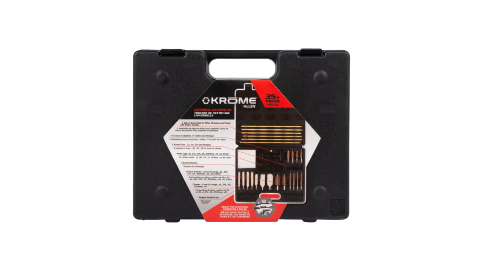Allen Universal Cleaning Kit In Molded Tool Box 37 Piece