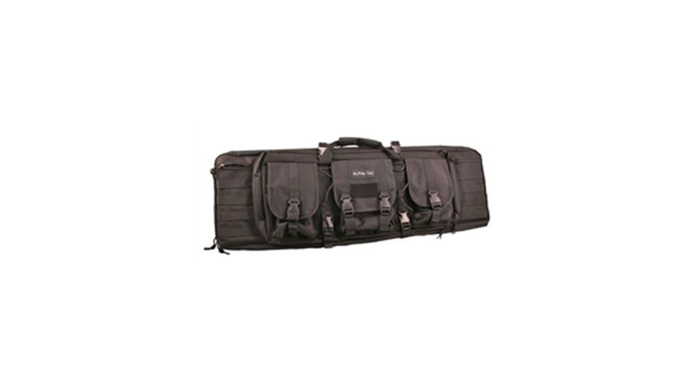 Alpha-Tac Black Gun Case with Backpack Straps, 36 in. EB-AT-G01