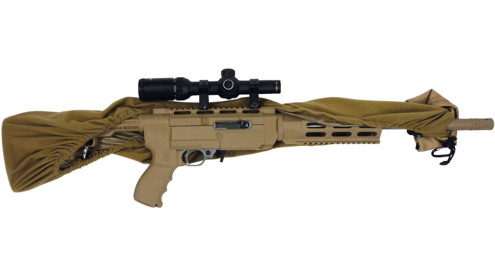 Alpine Innovations AR Slicker Weatherproof Weapon Cover, Black, 30in-43in SK-ARFD10-G54