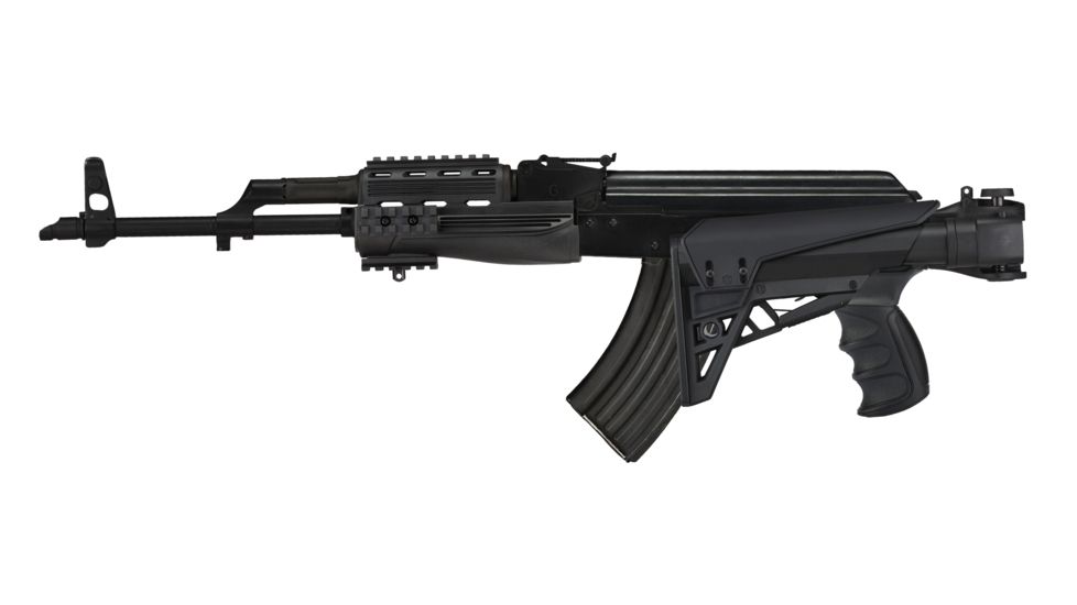 ATI Outdoors Strikeforce 6-Postion Folding Stock w/TactLite Cheekrest, Strikeforce Handguard, X1 Pistol Grip, Scorpion Recoil System, AK-47, Black, B.2.10.1250, EDEMO2