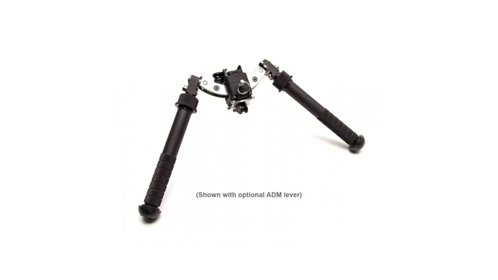Atlas Bipods Atlas 5 H Bipod-No Clamp-for BT19, ARMS 17S, TRAMP, LT171, Black BT35-NC