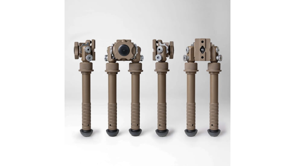 Atlas Bipods BT46-NC PSR Bipod, 5-9.4in, No Clamp, Flat Dark Earth, BT46-NC-FDE