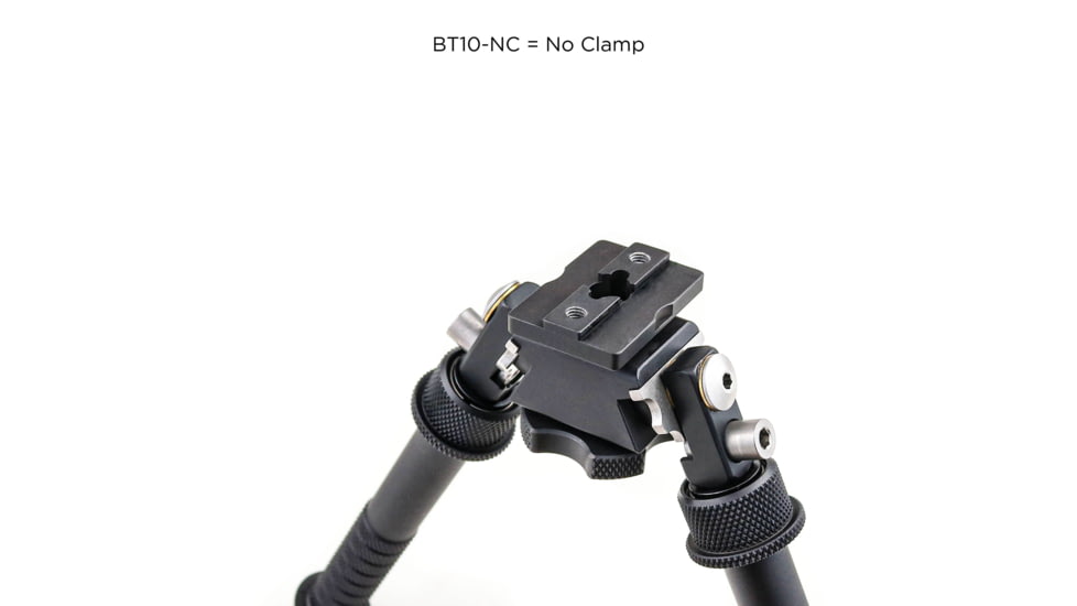 Atlas V8 Bipod, 5-9.4in Height Range, Area 419 ARCALOCK Clamp, Black, BT10NCPLUSA419ARCALK