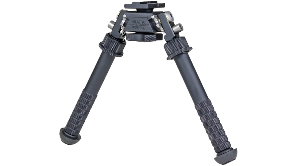Atlas V8 Bipod, 5-9.4in Height Range, Area 419 ARCALOCK Clamp, Black, BT10NCPLUSA419ARCALK