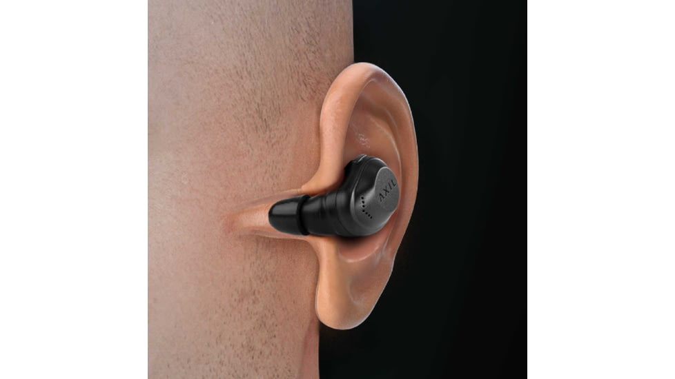 AXIL Xcor Hearing Protection Ear Buds, Black, Small Box, XCOR-R
