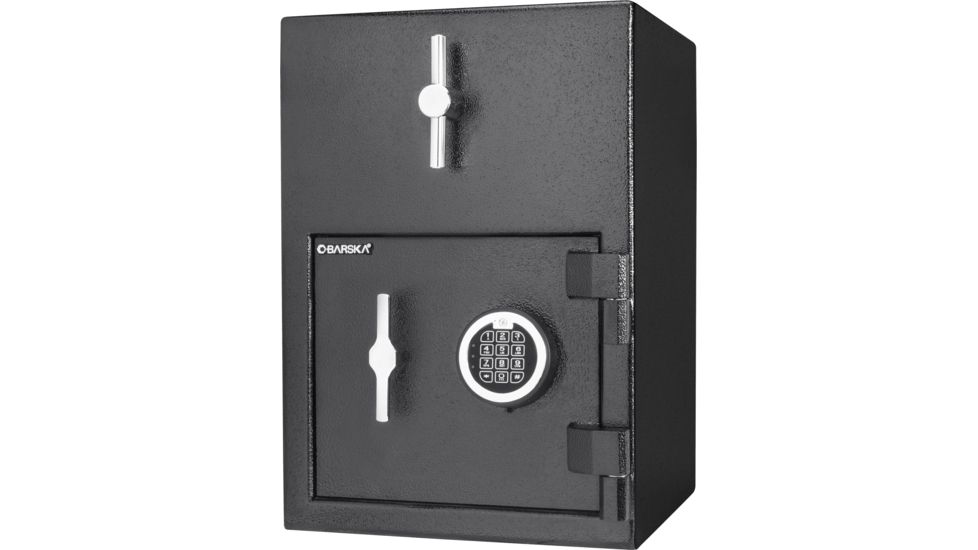 Barska 1.15 Cubic Ft Rotary Hopper Depository Safe, Black, Medium AX13308