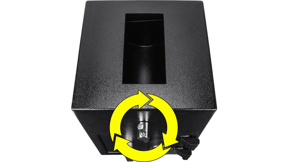 Barska 1.15 Cubic Ft Rotary Hopper Depository Safe, Black, Medium, AX13308