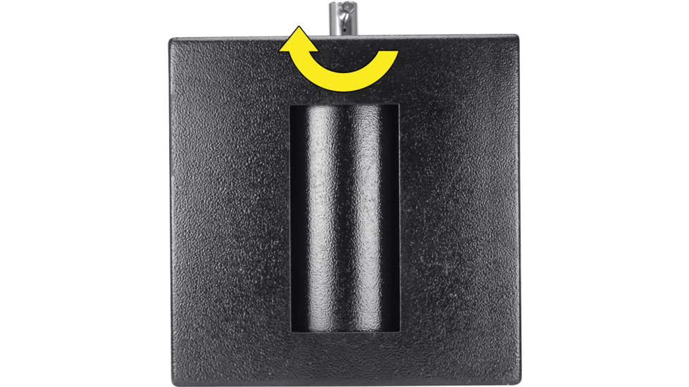 Barska 1.15 Cubic Ft Rotary Hopper Depository Safe, Black, Medium, AX13308