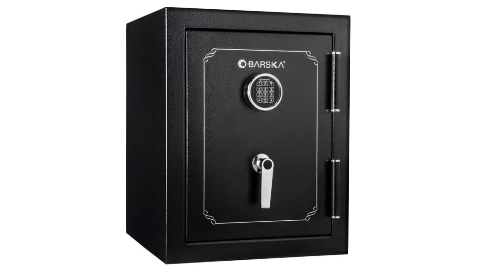 OpticsPlanet Exclusive Barska 3.51 Cubic Foot Fire Vault Safe, Black, Medium, AX13102