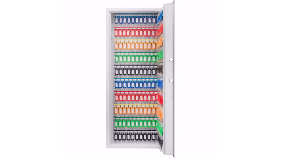 Barska 240 Key Cabinet Digital Wall Safe, White, Large, AX13368