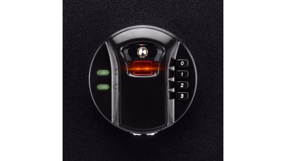 Barska 9.33 Cubic Ft Biometric Keypad Rifle Safe, Black, Large, AX13378