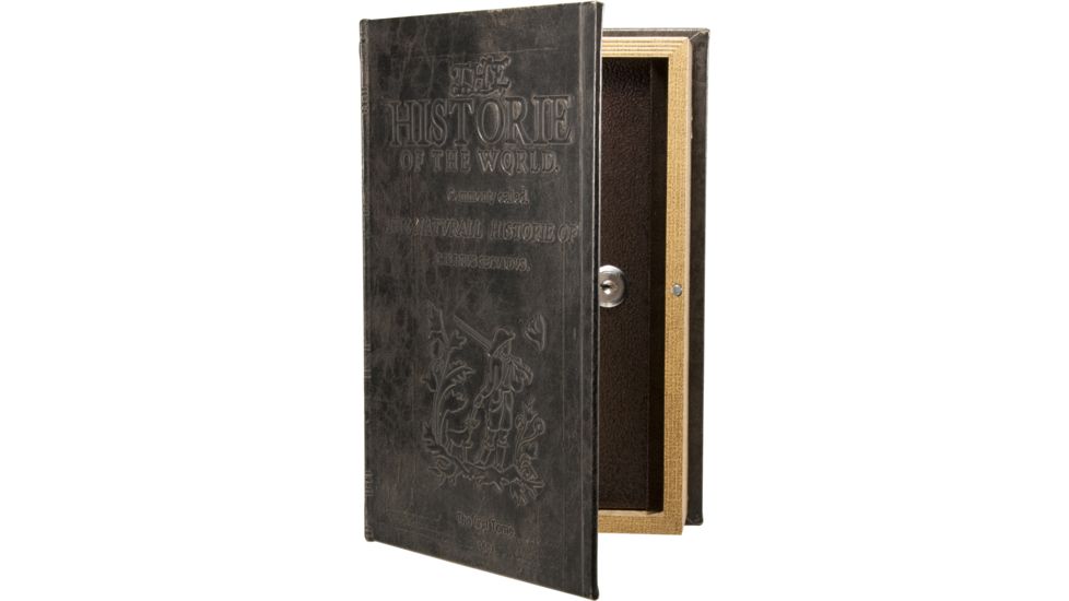 Barska Antique Book Safe with Key Lock, Brown CB11994