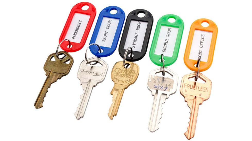 Barska Assorted Key Tags For Key Cabinets, 100 Pack, Multi, AF13678