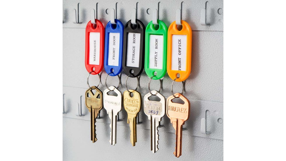 Barska Assorted Key Tags For Key Cabinets, 100 Pack, Multi, AF13678