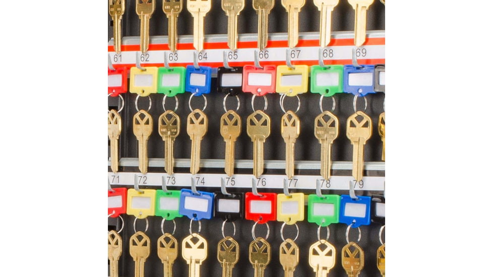 Barska Assorted Key Tags For Key Cabinets, 100 Pack, Multi, Small, AF13680