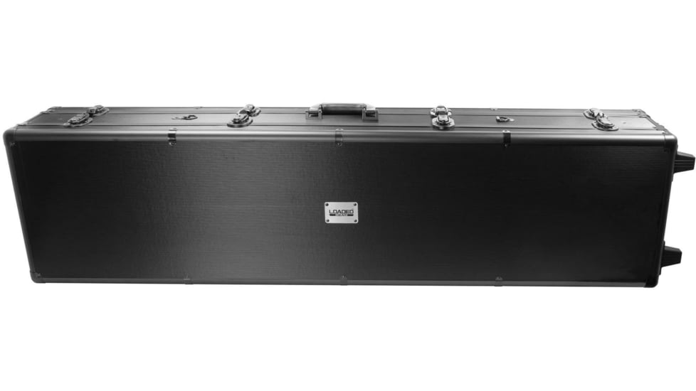 Barska AX-700 50in Rifle Double Sided Protective Hard Case w/ Wheels and Foam, Black, Large, BH13652