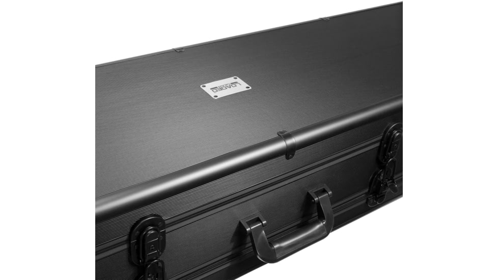 Barska AX-700 50in Rifle Double Sided Protective Hard Case w/ Wheels and Foam, Black, Large, BH13652
