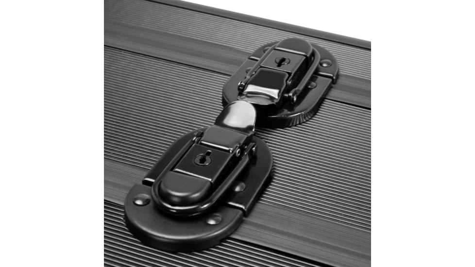 Barska AX-700 50in Rifle Double Sided Protective Hard Case w/ Wheels and Foam, Black, Large, BH13652
