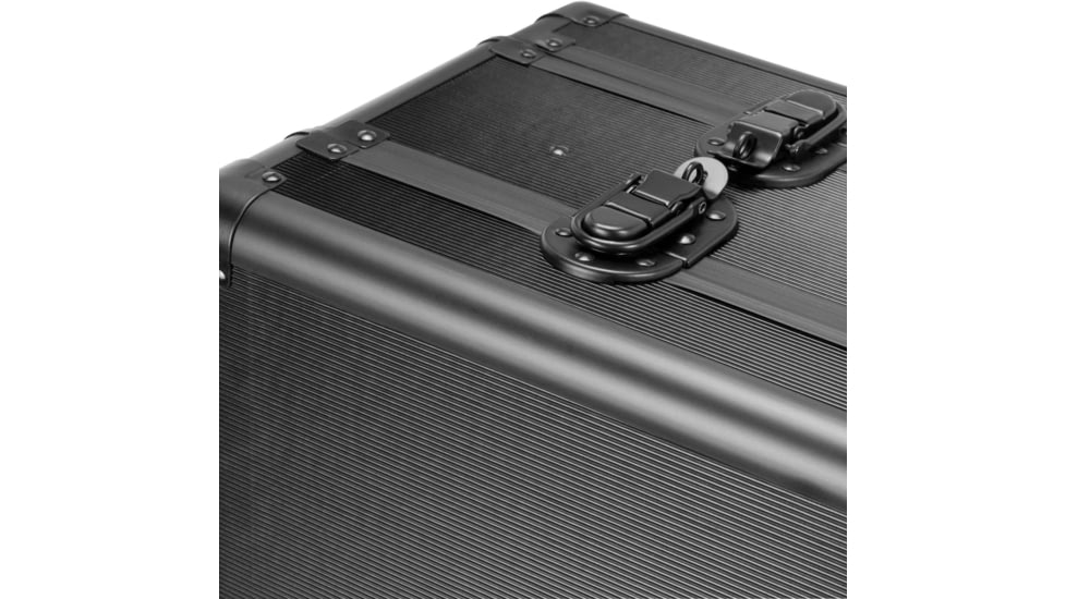 Barska AX-700 50in Rifle Double Sided Protective Hard Case w/ Wheels and Foam, Black, Large, BH13652
