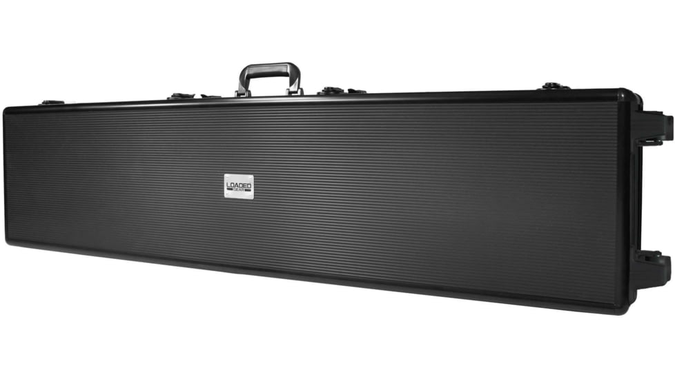 Barska AX-700 50in Rifle Double Sided Protective Hard Case w/ Wheels and Foam, Black, Large, BH13652