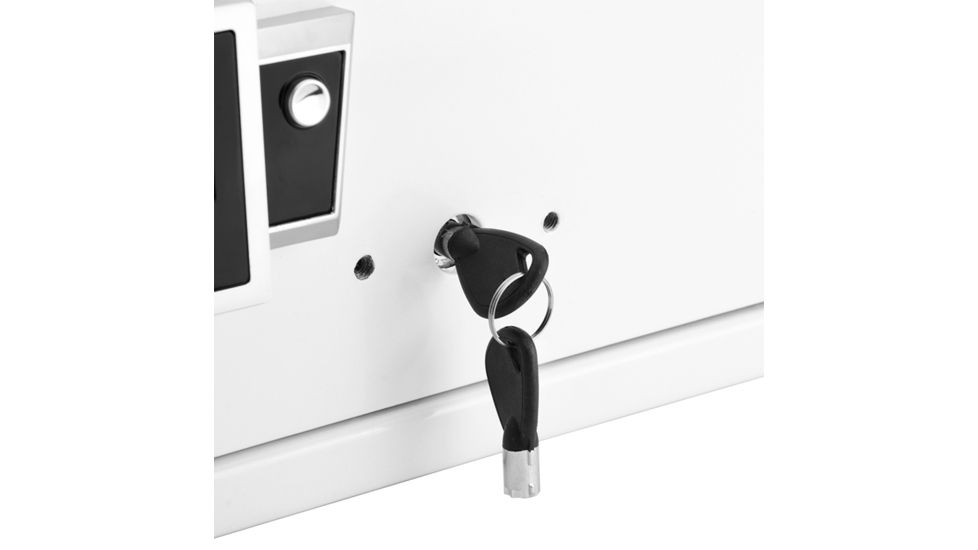 Barska Biometric Fingerprint Safe BX-300,16.25x12x7,White AX12404
