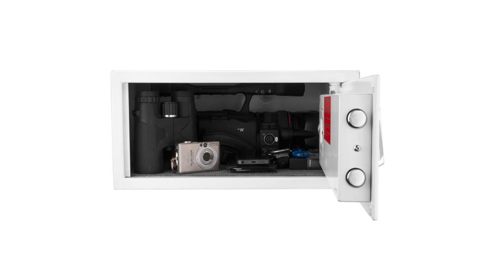 Barska Biometric Fingerprint Safe BX-300,16.25x12x7,White AX12404