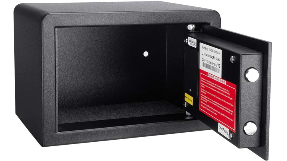 Barska Compact Biometric Gun Safe, Black, 12x8x7.75in w/ Motorized Lock AX11620