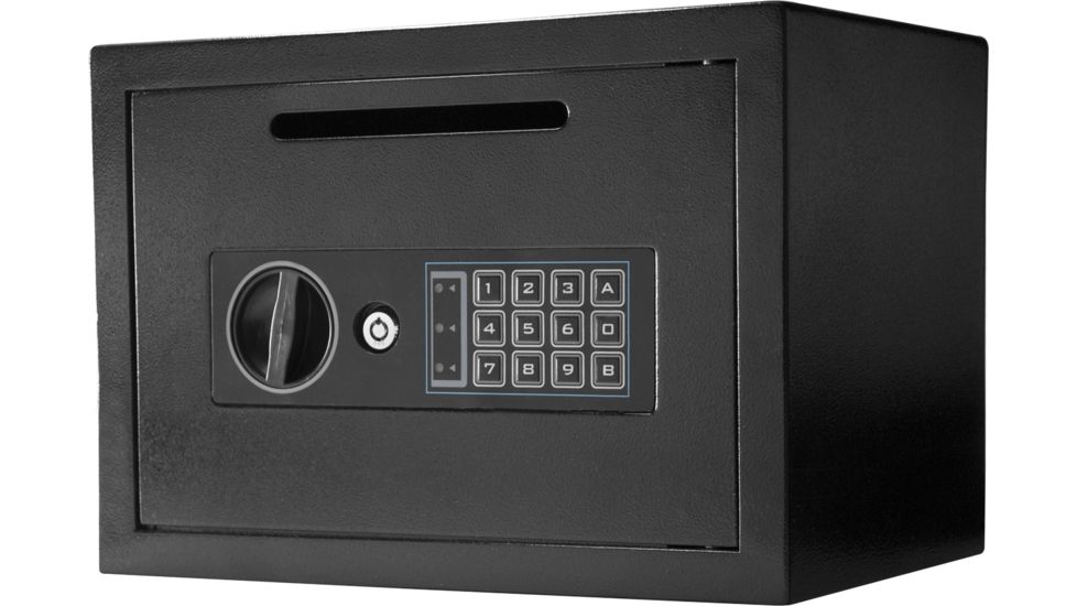 Barska Compact Keypad Depository Safe, Black AX11934