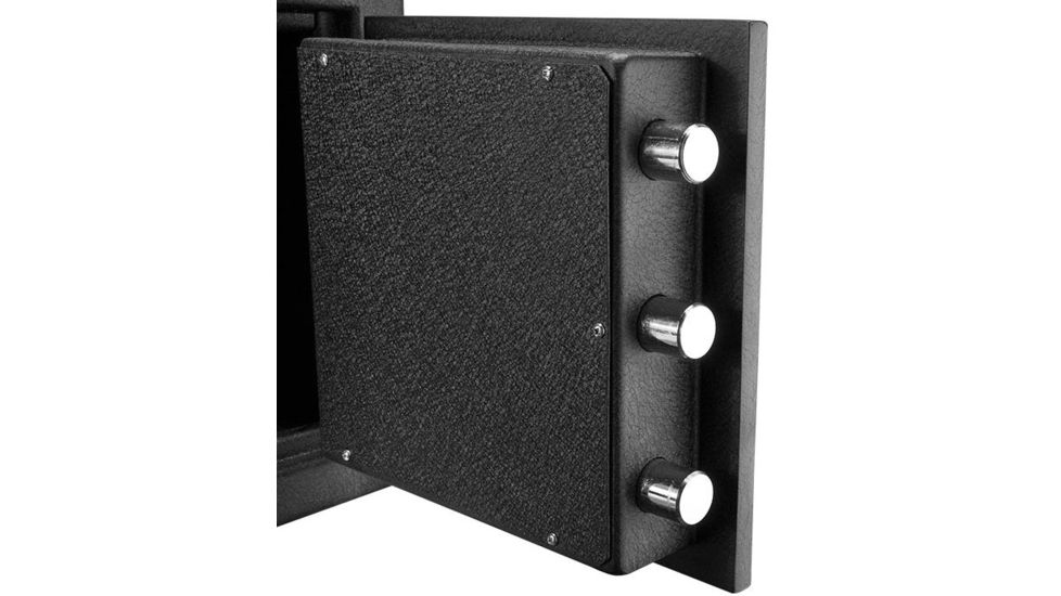 Barska DX-300 Large Depository Keypad Safe, Anti-Fishing Baffles, 3 Steel Locking Bolts, Black AX12590