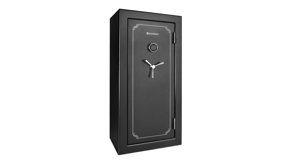 Barska FV-2000 Fire Safe 30-Rifle Vault, L x W x H- 28 in. x 20 in. x 59.06 in. Outer Size, 193866
