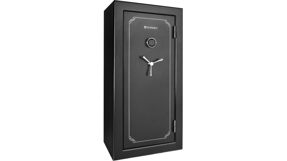 Barska FV-2000 Fire Safe 30-Rifle Vault, L x W x H- 28 in. x 20 in. x 59.06 in. Outer Size, 193866