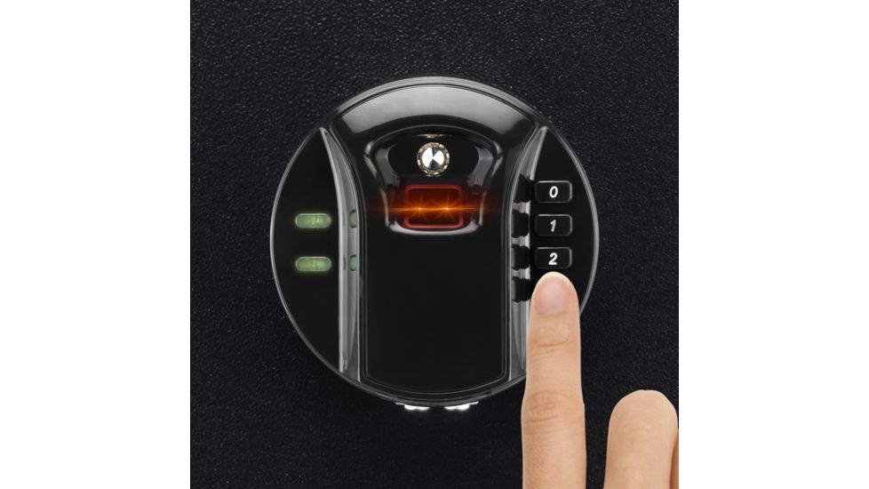 Barska HQ500 Biometric Keypad Safe,Black AX12840