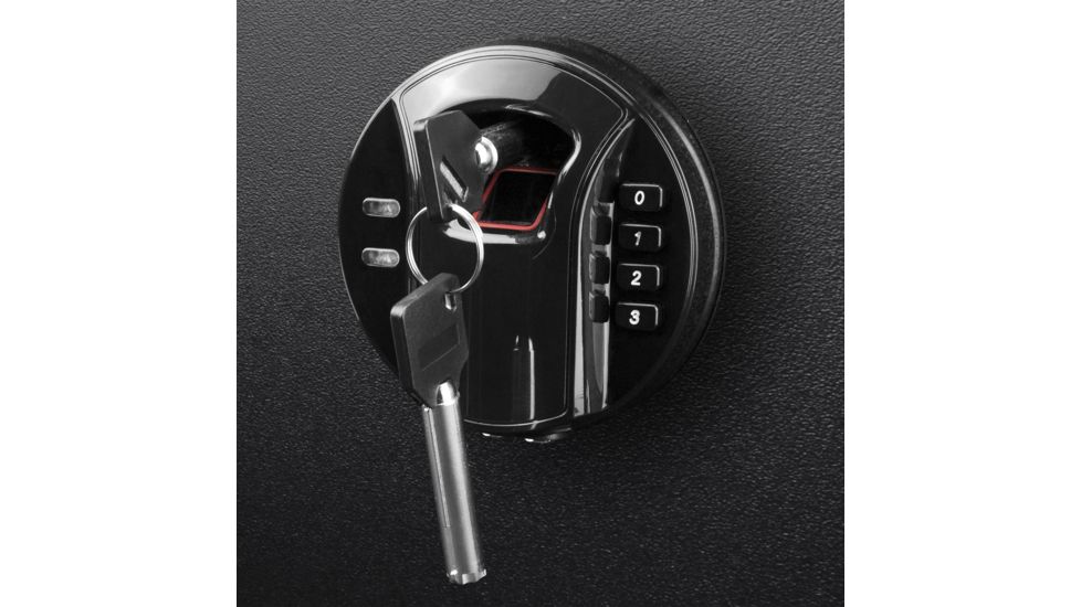 Barska HQ800 Standard Quick Access Keypad Biometric Rifle Safe,Black AX12760