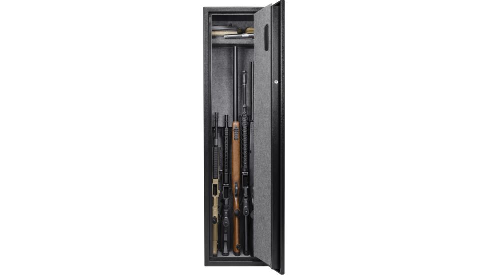 Barska HQ900 Large Quick Access Keypad Biometric Rifle Safe,Black AX12752