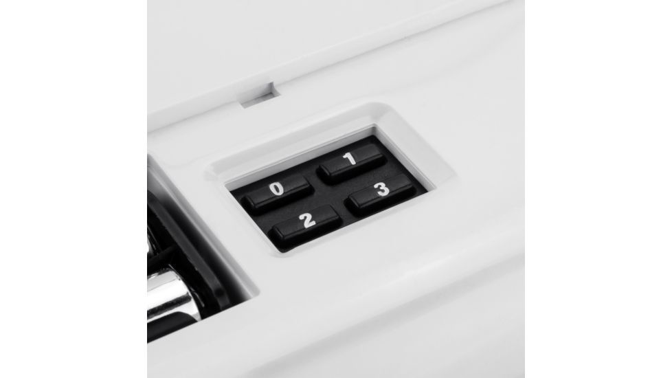 Barska iBOX Portable Biometric Lock Box,White CB12776