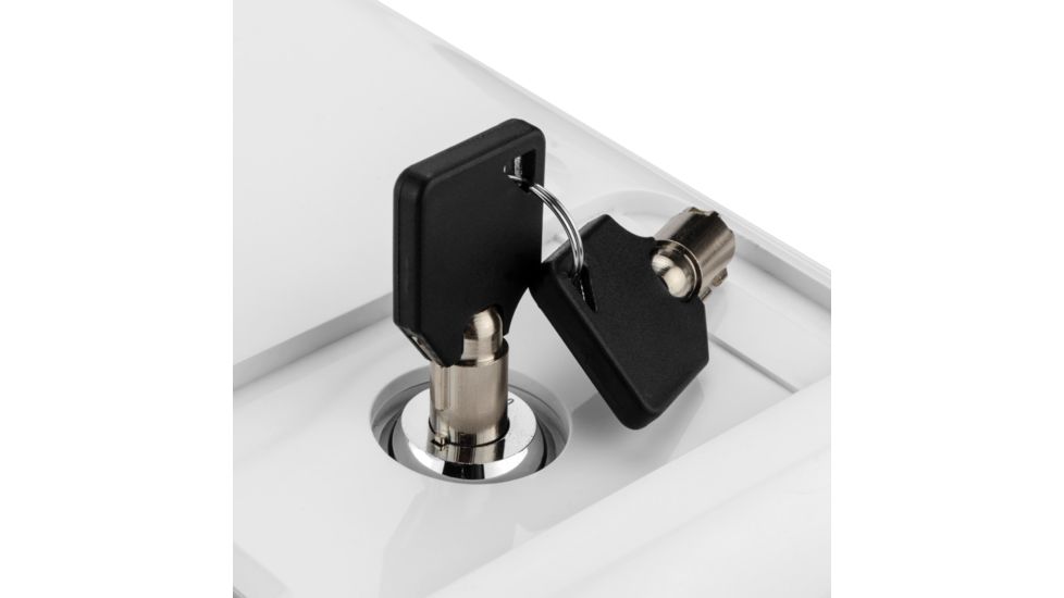 Barska iBOX Portable Biometric Lock Box,White CB12776