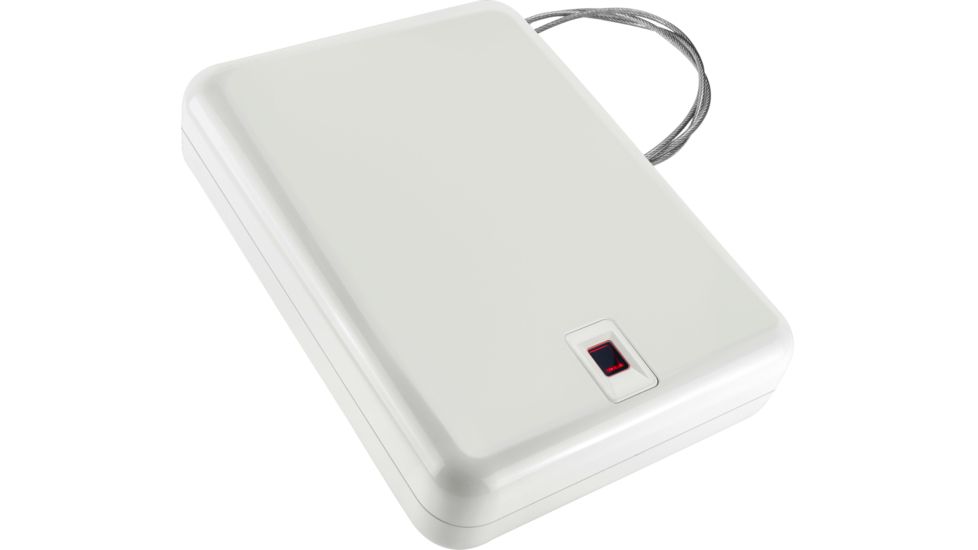 Barska iBOX Portable Biometric Lock Box,White CB12776